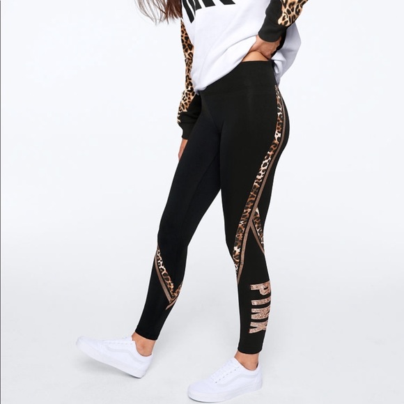 PINK Victoria's Secret Pants - 🎀 PINK BLING LEGGINGS 🎀